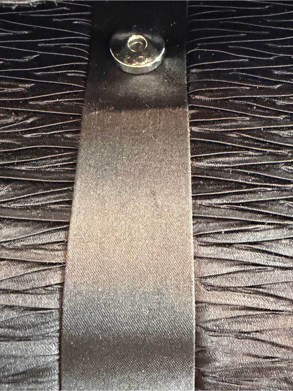 Sasha Handbags Woven Design Evening Bag In Black - Picture 6 of 7